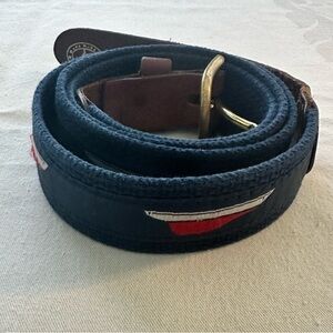 Nautical Limited Men’s Belt Sail Boat Themed Size 42